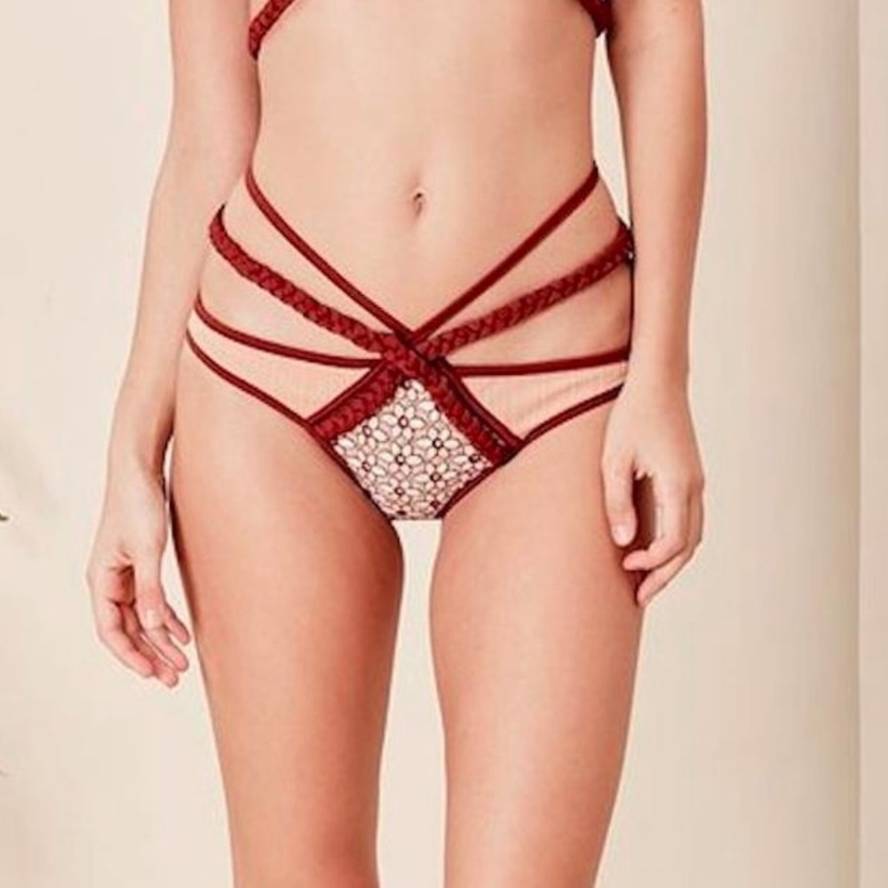 NWT For Love & Lemons Samba Hipster Bikini Bottom